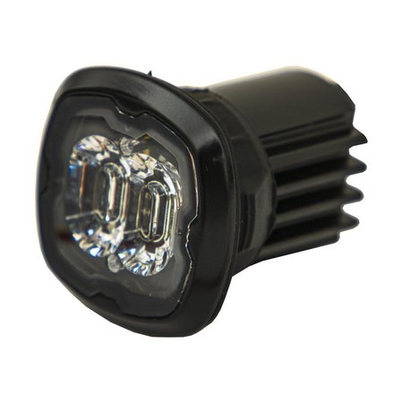 BUYERS PRODUCTS 1.5 in. Flush/Surface Mount Amber/Clear LED Strobe Light 8892412